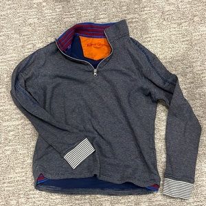 Men’s Robert graham half zip sweatshirt pullover medium m